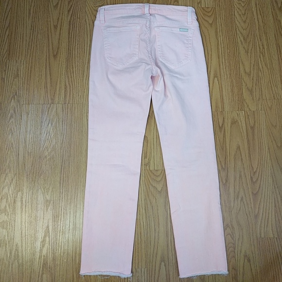 Joe's Jeans Straight Ankle Coral Mist pink crop 25 - Picture 5 of 7